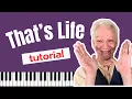 Download Lagu That's Life piano tutorial ( blues jazz )