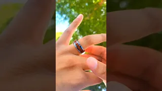 Wood and Tungsten Wedding Band Ring