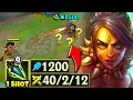 Download Lagu WHEN 1200 AP NIDALEE DROPS 40 KILLS! (150K DAMAGE, ONE SHOT SPEARS)