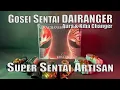 Download Lagu Gosei Sentai Dairanger Artisan - Aura \u0026 Kiba Changer
