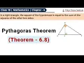 Triangles - Theorem 6 8 Pythagoras Theorem Class 10 Maths Chapter 6 CBSE NCERT