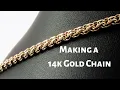 Lagu Making 14k Gold Chain.