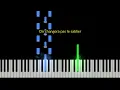 ESTL - Te rencontrer encore Piano Tutorial FACILE Paroles