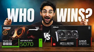 RTX 5070 12GB vs RX 9070 XT 16GB | Best Gaming PC Under ₹2 Lakh ft. @kryptronixgaming