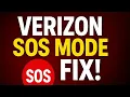 Verizon Down Phone Stuck on SOS Outage Map Fix Today