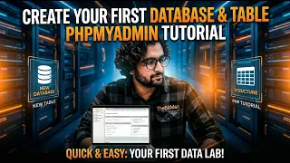 Create First Database Table in phpMyAdmin MySQL Tutorial for Beginners Step-by-Step - Lec 2