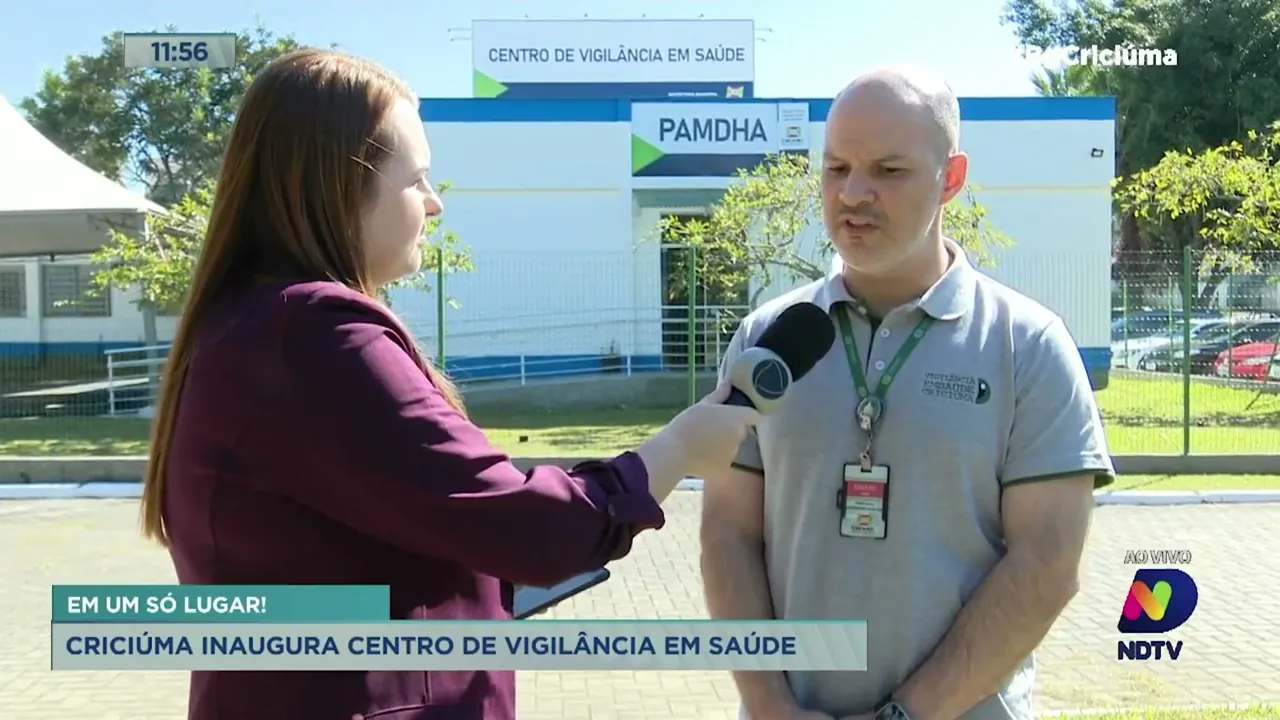 Criciúma inaugura unidade que reúne serviços de Vigilância em Saúde no bairro Santa Augusta