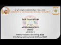 VTU MC 18EE52 M1 L9 Memory address decoding 8051 Interfacing with external ROM and RAM