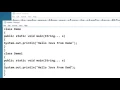 How to call main method explicitly java in Hindi