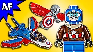 Lego Marvel Captain America Jet Pursuit 76076 Speed Build