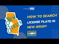 New Jersey License Plate Search Guide Report Bad Drivers