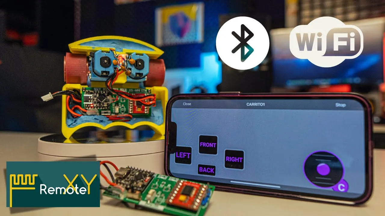 Controla tu robot con ESP32 C3 por Bluetooth y WiFi ¡sin complicarte! 🔧📱