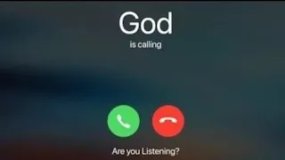 GOD IS CALLING ✝️🙏....