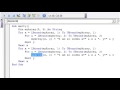 Excel 2010 VBA Tutorial 24 looping through a multi dimensional array