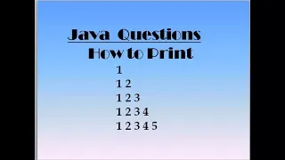 Java Program Print Pattern Series-Pattern 3