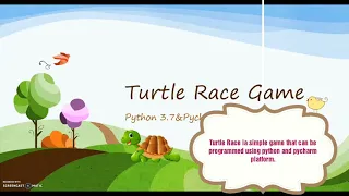 Turtle Race Game python pycharm python programming