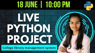 Live Python coding project Python live project for practice Live coding data science python