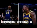 Draymond Green CATCHES FIRE hits 5-straight 3-pointers NBA on ESPN