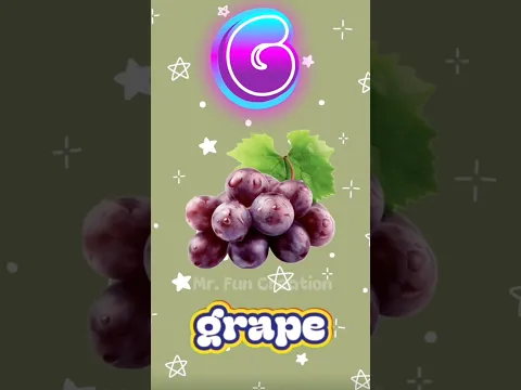 Cara Seru Belajar Huruf & Makanan! ✨🍇 ABC Food Song A-H