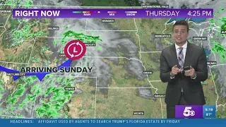Stormy weather pattern returning later this weekend Forecast August 25