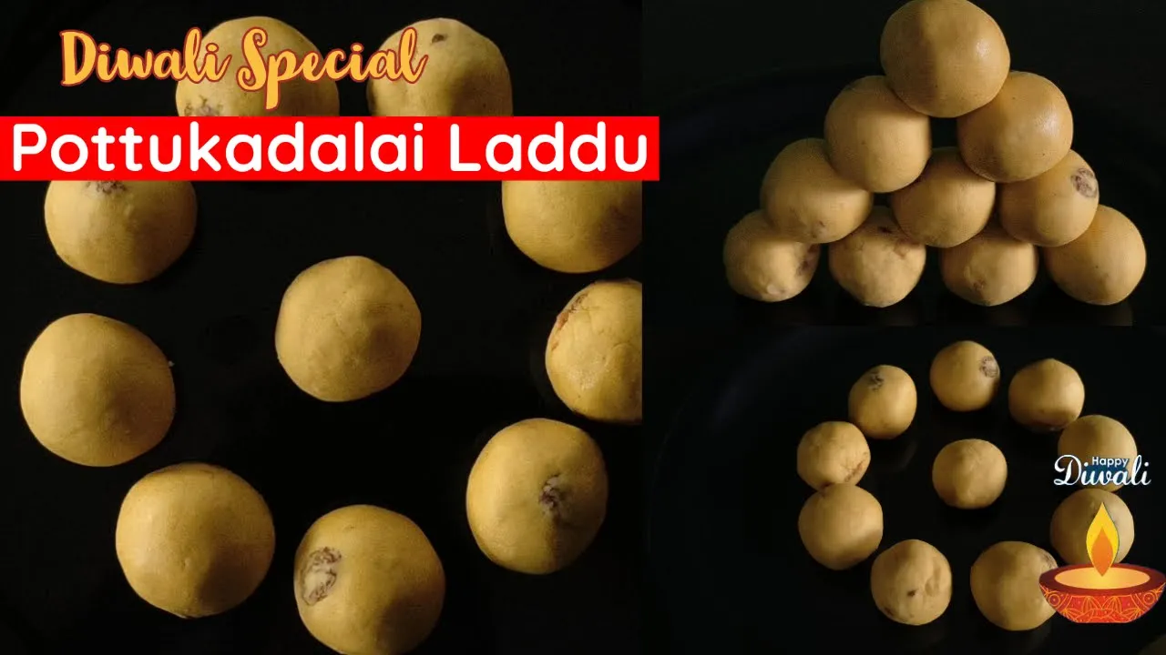 Diwali Special Recipe Pottukadalai Laddu   Diwali Sweets   Maa Laddu    Sweet Recipe   Laddu Recipe