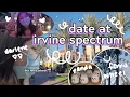 my date at irvine spectrum exploring going on a ferris wheel eating ice cream