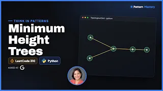 Minimum Height Trees - LeetCode 310 Topological Sort Python