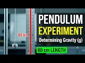 Virtualized Simple Pendulum Experiment 80 cm Length Trial Part A