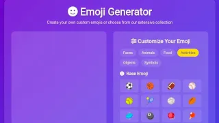 Emoji Generator with Fun Animations JavaScript Project for Beginners