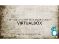 Setting Up A Test Environment For PHP In VirtualBox - Part 4 Installing MySQL