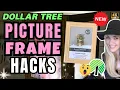 Fabulous Dollar Tree Picture Frame DIYS Hacks