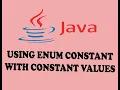 USING ENUM CONSTANT WITH CONSTANT VALUES IN JAVA PART-7 URDU HINDI