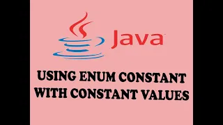 USING ENUM CONSTANT WITH CONSTANT VALUES IN JAVA PART-7 URDU HINDI