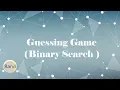 Guessing Game Binary Search