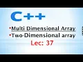 TWO DIMENSIONAL ARRAYS in C Amharic 37