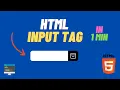 Learn Html Input Tag in 1 min