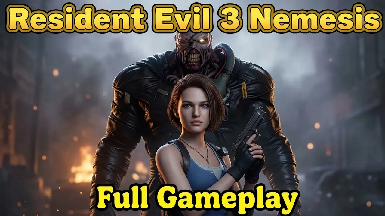 Resident Evil 3 Nemesis-Full Gameplay