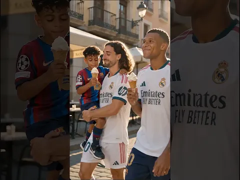 The Way Cucurella Helped Mbappé Steal Yamal’s Ice Cream 😂🍦😭