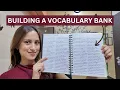 How I learn Spanish vocabulary - Neat and efficient note-taking Spanish Vocabulary My notebook