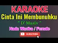 Download Lagu Cinta Ini Membunuhku Karaoke Nada Wanita / Female - D' Masiv