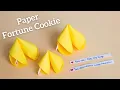 Paper Fortune Cookie Tutorial