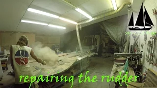 16-10_repairing the rudder (sailing ZERO)