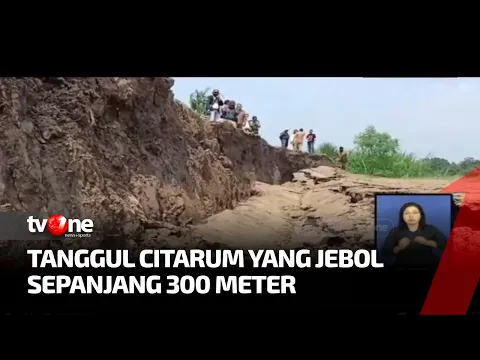 Tanggul Citarum Jebol, Warga Sekitar Khawatir Musim Penghujan Datang