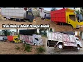 Download Lagu Truk Wahyu Abadi Tenaga Badak Bantu Derek 2 dump Truk terjebak di pasir