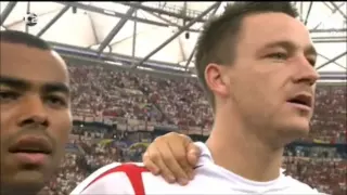 England National Anthem God Save The Queen Beckham Terry Gerrard Lampard 