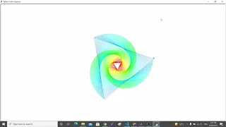 Python Turtle Graphics Multiple Triangle Rainbow Part 2