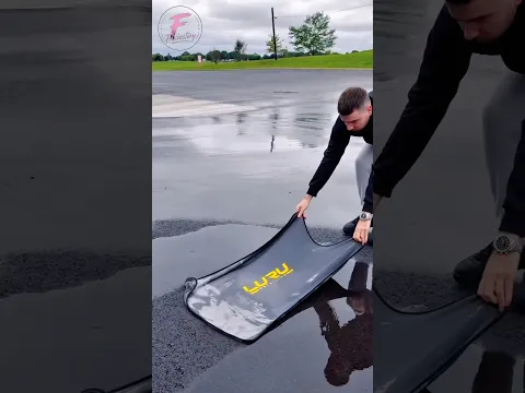 Cuma Pakai Handuk, Genangan Air Ini Langsung Hilang!