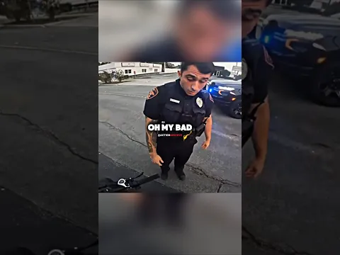 Police pulled over a biker thinking he was riding illegally...😳