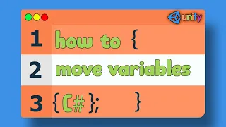 Unity How to C - Moving Variables Between Scripts EP 7