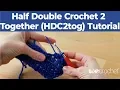 Learn to Half Double Crochet 2 Together C2tog